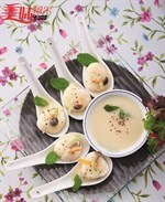Stuffed Scallop with Garlic Sauce Recipe 蒜泥金盅带子食谱