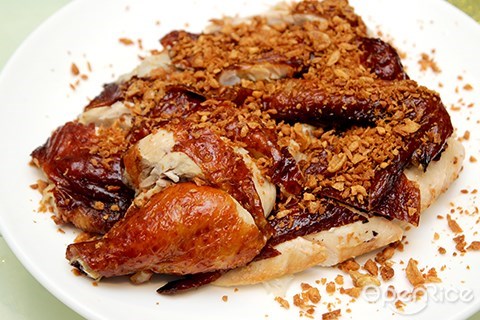 crispy chicken with garlic, hong kong, malaysia, kl, pang's kitchen, michelin restaurant, taman desa, pang's kitchen