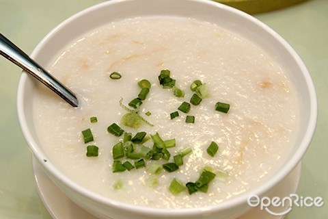 congee with dry shredded scallop, hong kong, malaysia, kl, pang's kitchen, michelin restaurant, taman desa, pang's kitchen