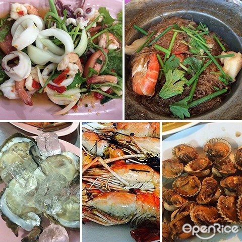 曼谷, 唐人街, 耀華力路,​​ Yaowarat, Lek & Rut Seafood, 海鮮