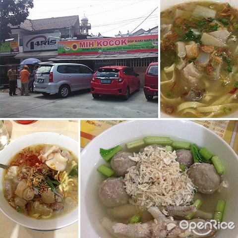 bandung indonesia, food, restaurant, Mih Kocok Mang Dadeng