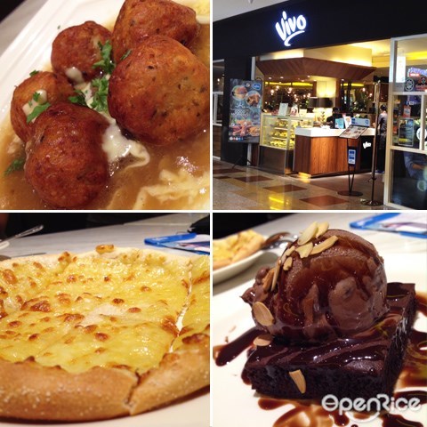 Vivo American Pizza, Klang Valley, meatballs, dessert pizza, chocolate brownie, pasta