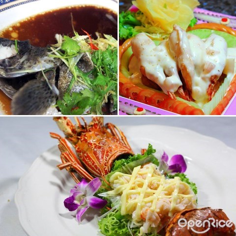 thailand, bangkok, kuang seafood, lobster, crabs, fish, curry crab