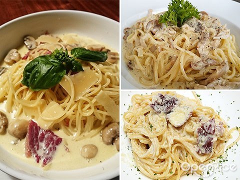 Carbonara spaghetti, pasta, creamy pasta, kl, pj