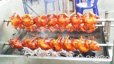 sabah, kota kinabalu, kdca, 亚庇, Tadau Ka'amatan, 丰收节, 在亚庇市卡达山杜顺族文化村, bbq chicken, bbq, 烤鸡, 烧烤