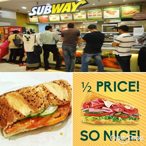 Subway,三文治