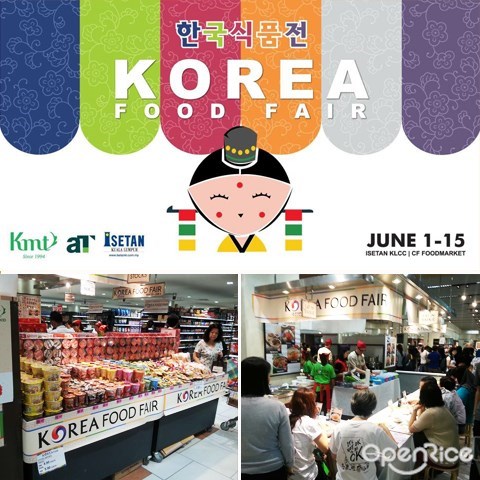 korea food fair, klcc, isetan