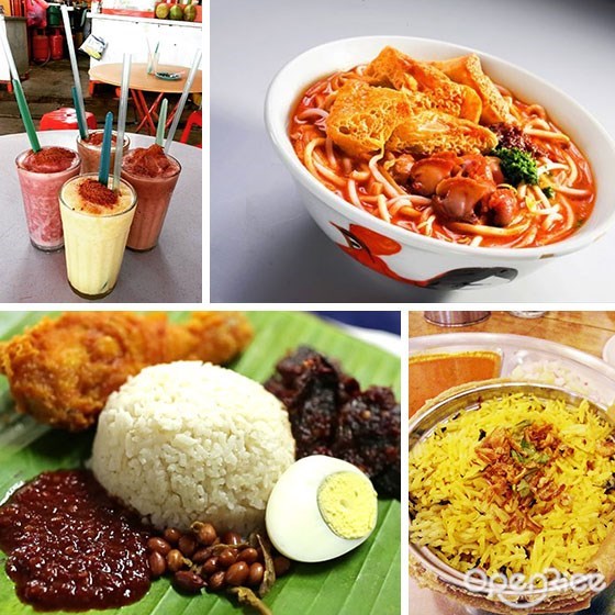 马来西亚，美食，13州，米饭，饭食，印度料理，椰浆饭,Nasi Lemak,叻沙，laksa,laocal brand,本地牌子