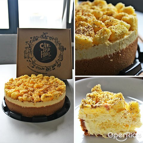 Cat & The Fiddle,猫山王榴莲芝士蛋糕,Musang King Durian Cheese Cake 