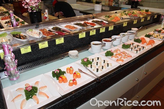 Jang Gun Korean Buffet Restaurant, Fahrenheit 88 Shopping Mall, all you can eat, kimchi, bulgogi, sushi, sashimi, Japanese food