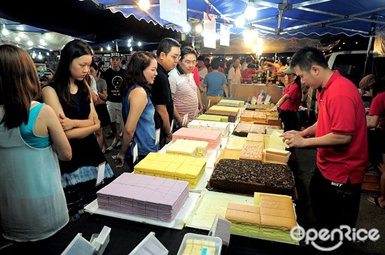 OpenRice Malaysia, Taman Connaught Pasar Malam, Jalan Cerdas, Cheras, pasar malam, stinky tofu, Okonomiyaki, Chinese Spring Onion Pancake, Japanese Pizza, Angry Cheese Chicken, Mango Sticky Rice, Black Tofu, Uno Bakery, Cheese Cake, Coconut Ice Cream, Coconut Jelly, Nougat, Passion Fruit Drink