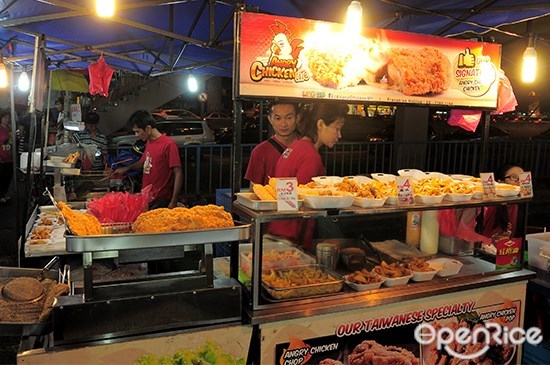 OpenRice Malaysia, Taman Connaught Pasar Malam, Jalan Cerdas, Cheras, pasar malam, stinky tofu, Okonomiyaki, Chinese Spring Onion Pancake, Japanese Pizza, Angry Cheese Chicken, Mango Sticky Rice, Black Tofu, Uno Bakery, Cheese Cake, Coconut Ice Cream, Coconut Jelly, Nougat, Passion Fruit Drink