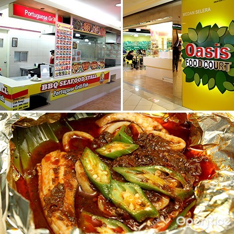 便宜美食, oasis food court, mid valley, 葡式烧鱼