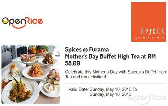 spices, furama hotel, kl, western restaurant, kl, parents day