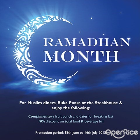  buka puasa, Ramadan, ramadhan,hari raya, promotion, discount, the steakhouse