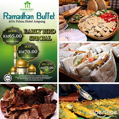 buka puasa, Ramadan, ramadhan,hari raya, promotion, discount, Rumbia Coffee House, hotel, De Palma Hotel Ampang 