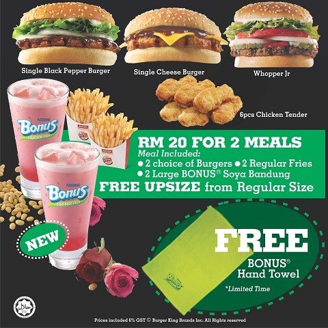 burger king, ramadhan, promotions, 2015, kota kinabalu