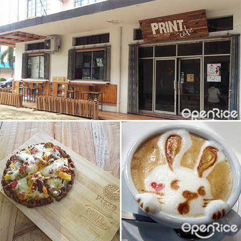 Print Café, Sabah, Kota Kinabalu, Coffee, Cakes, Dessert