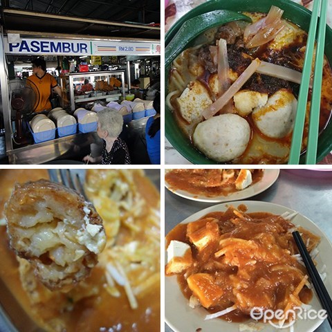 Penang, pasembur, snack, indian salad, lebuh cecil market