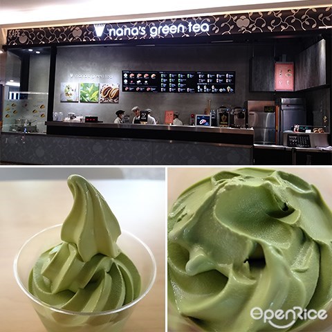 Nana’s Green Tea Cafe, Soft serve, Ice cream, Mid Valley