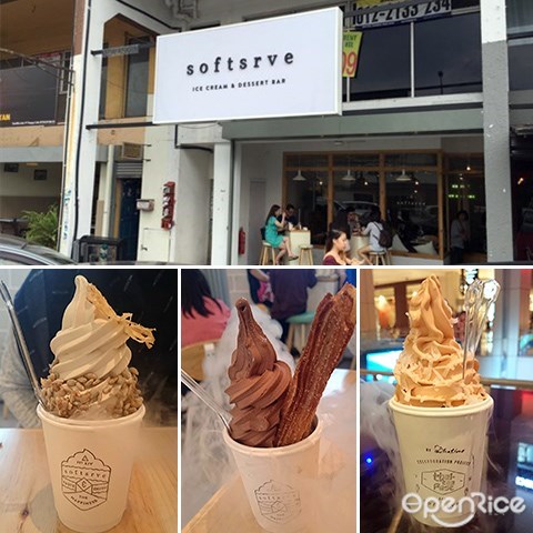 Softsrve, Soft serve, Ice cream, Damansara Uptown, Damansara Utama