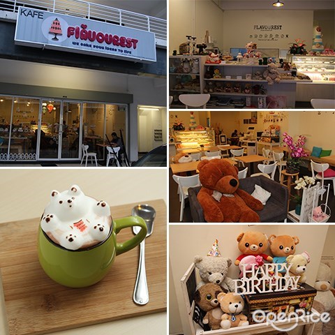 Flavourest Café, Kelana Jaya, Zenith Corporate Park, Teddy Bear Cafe, Themed Cafe in Klang Valley