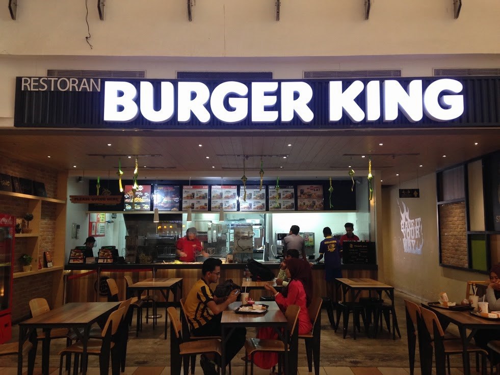 Banting burger king Burger Menu