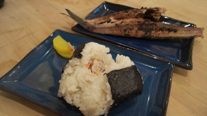 Salmon Okomoyaki