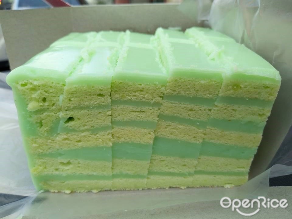 Pandan layer cake klang