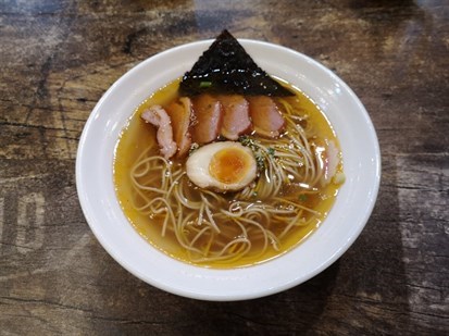 Delicious smoked duck ramen